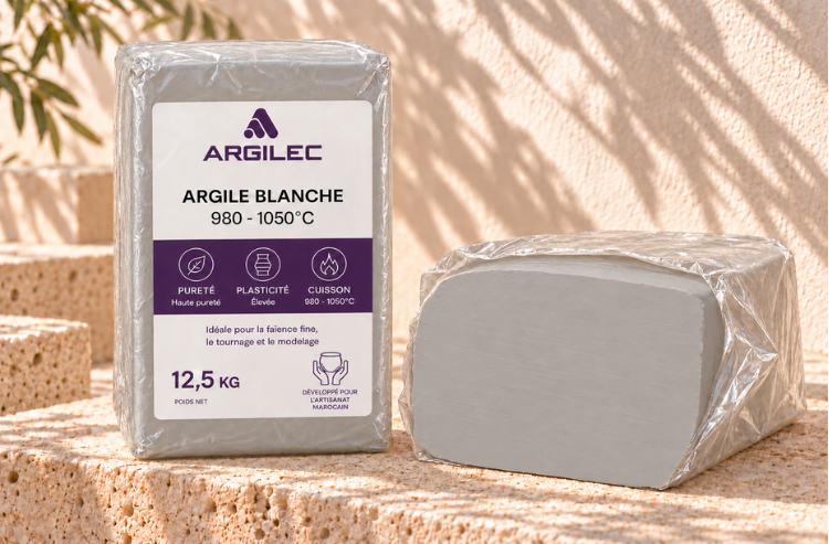 Pâte faïence blanche — ARGILEC®