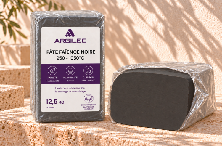 Pâte faïence noire — ARGILEC®